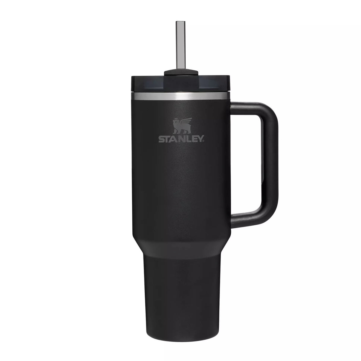 40oz Insulated Travel Tumbler with Straw & Handle — Fits Car Cup Holders