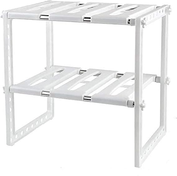 Expandable Under Sink Storage 2 Tiers