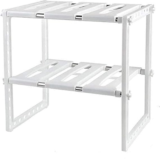 Expandable Under Sink Storage 2 Tiers