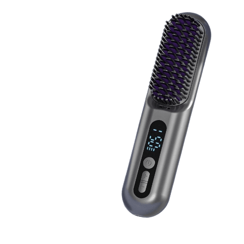 2 in 1 Cordless Hair Straightener Brush